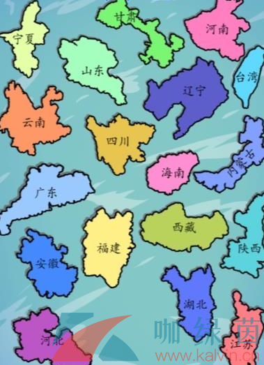 《汉字找茬王》找出各省的地图通关攻略