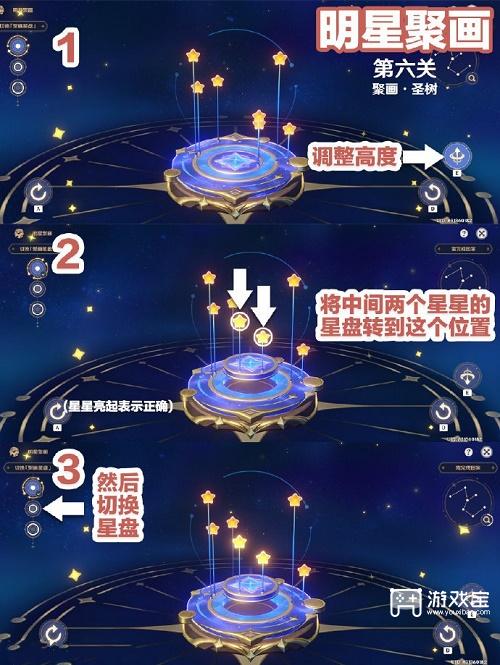 原神明星聚画第六关攻略