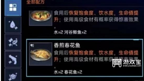 星球重启香煎春花鱼制作方法